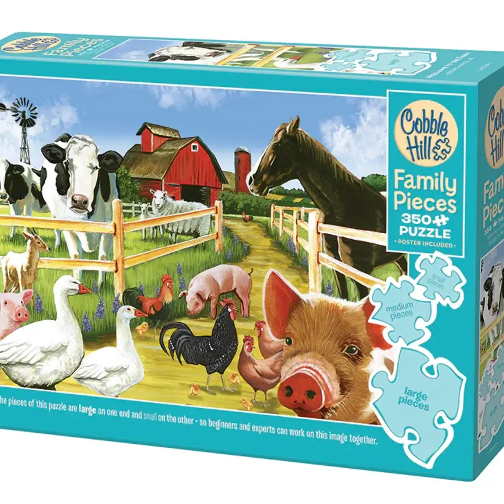 Cobble Hill Cobble Hill 350 - Welcome to the Farm (family pieces)