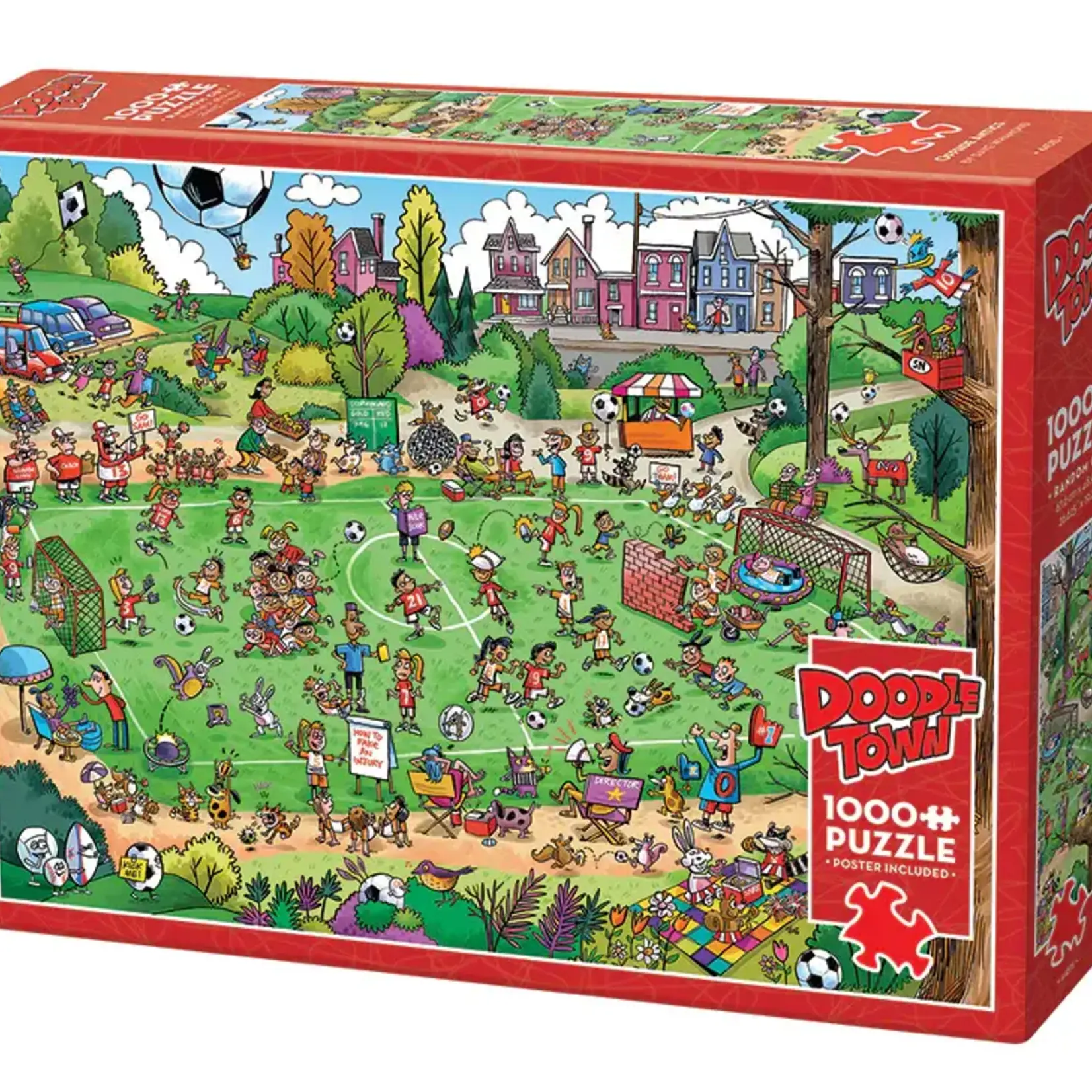 Cobble Hill Cobble Hill 1000 - Doodle Town - Offside Antics