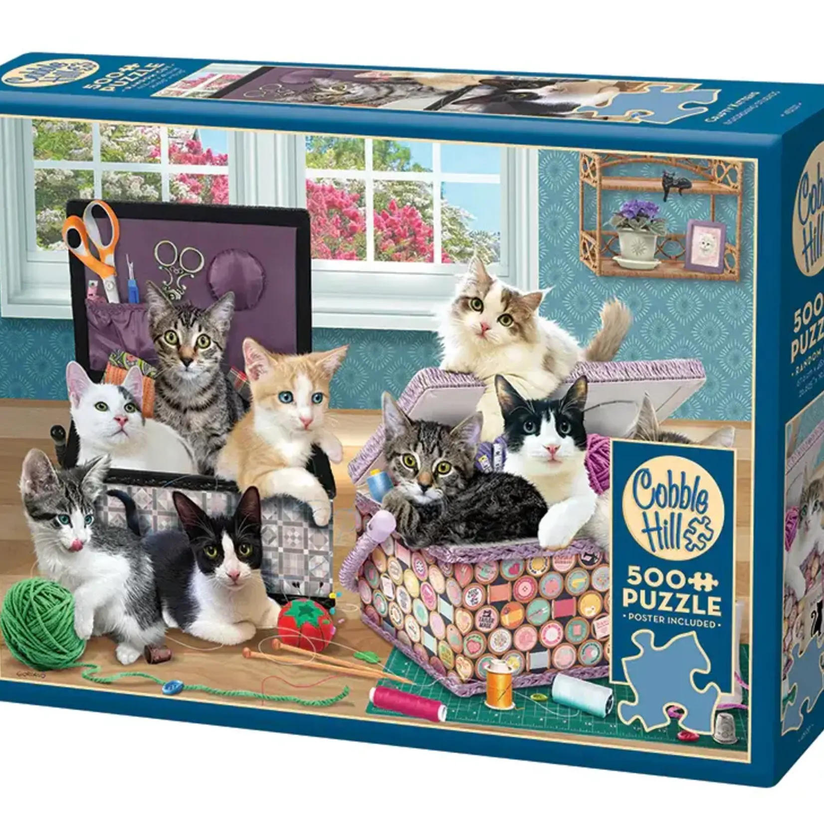 Cobble Hill Cobble Hill 500 - Crafty Kittens