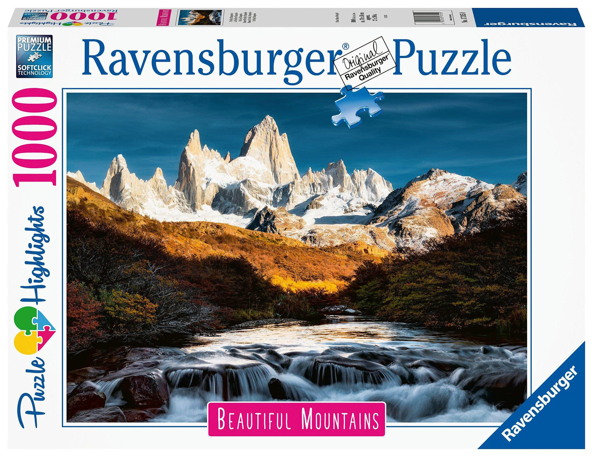 Ravensburger Ravens 1000 - Mount Fitz Roy, Patagonia