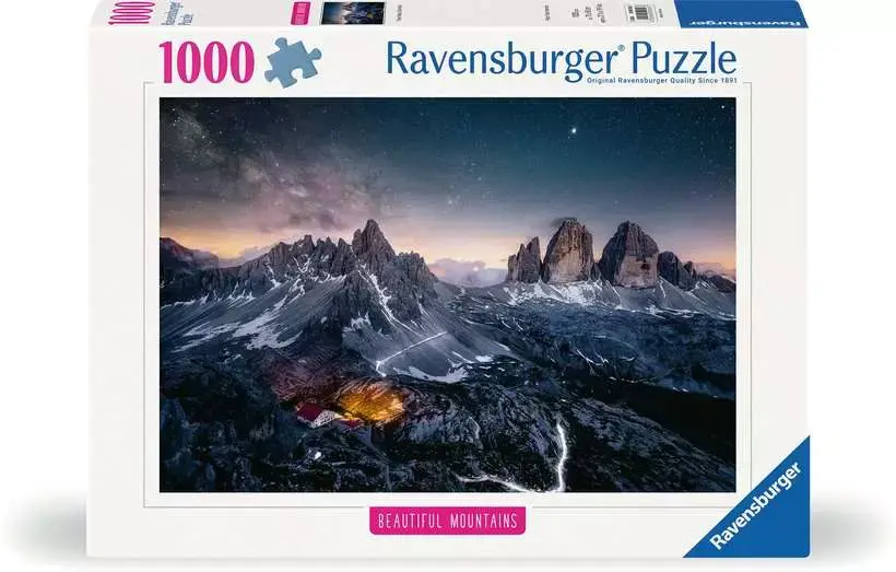 Ravensburger Ravens 1000 - Three Peaks, Dolomites