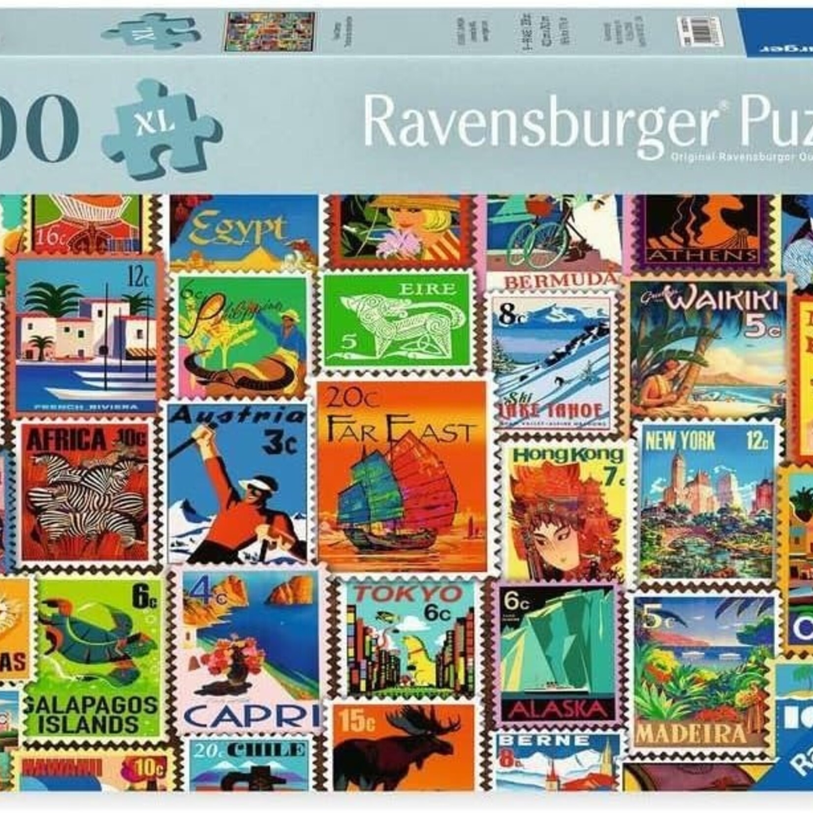 Ravensburger Ravens 200XL - Timbres du monde entier