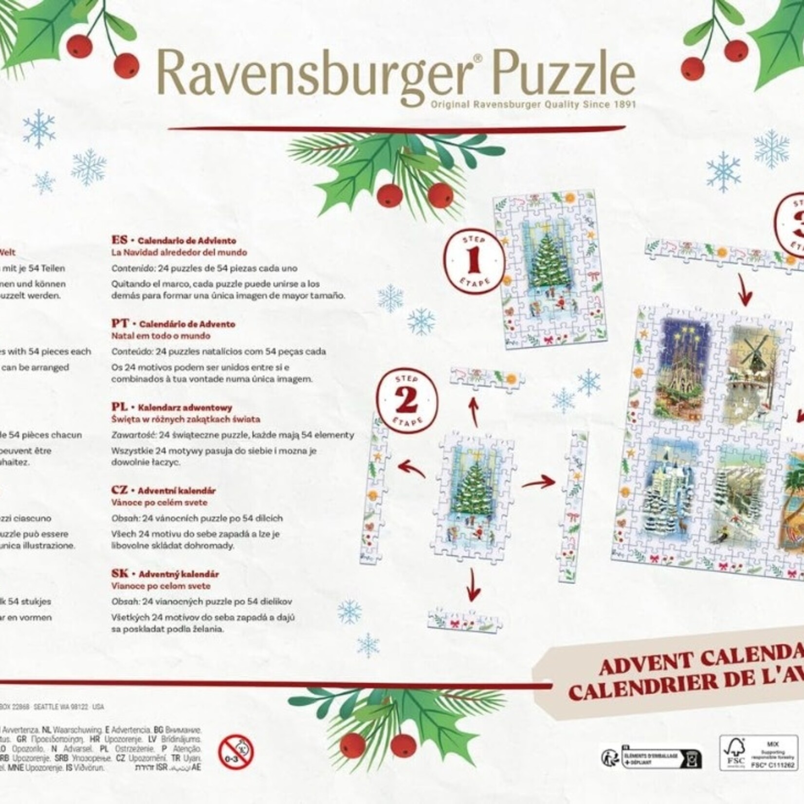 Ravensburger Ravens 24x54 - Calendrier de l'avent
