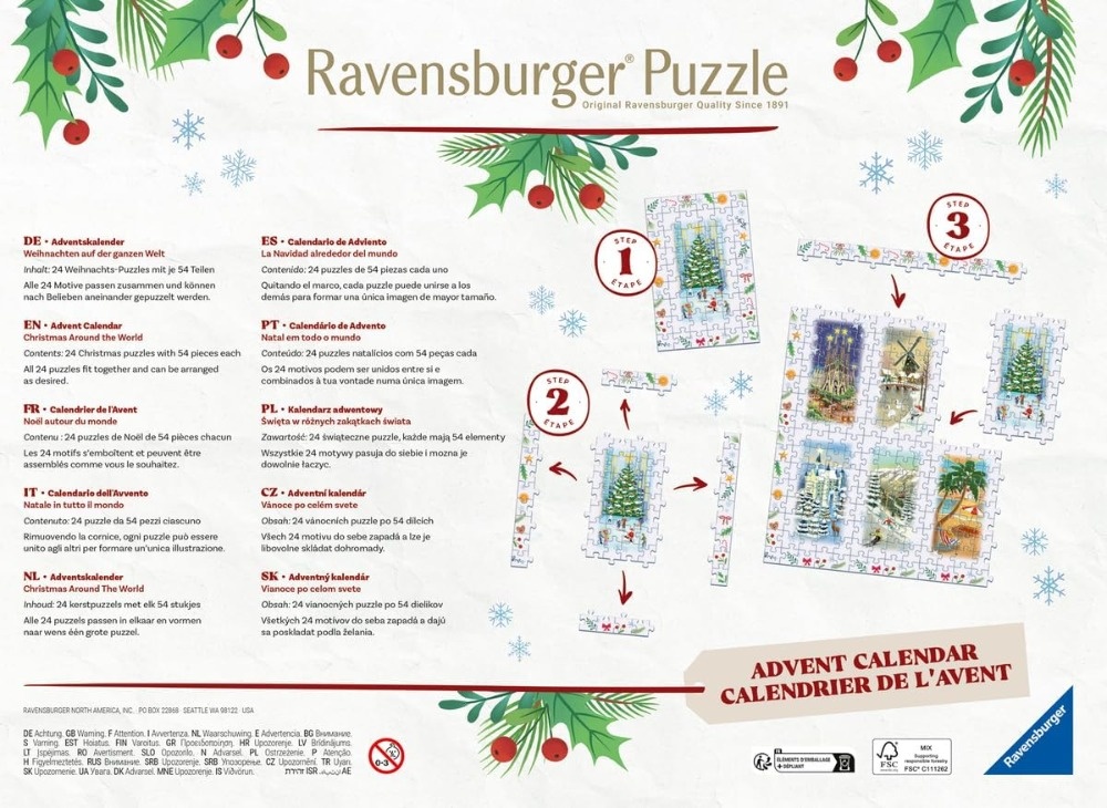 Ravensburger Ravens 24x54 - Calendrier de l'avent