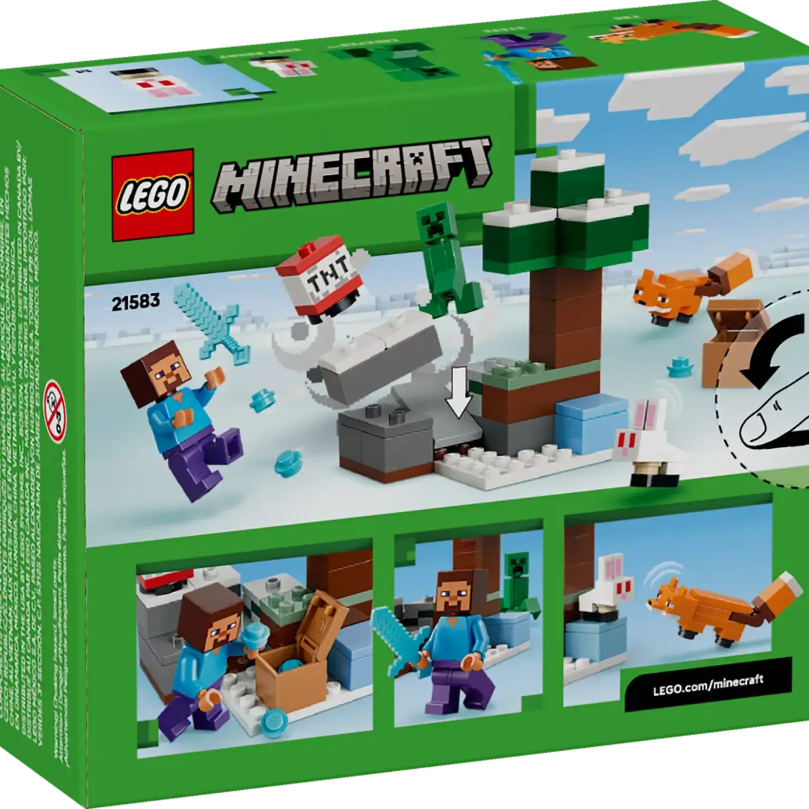 Lego Lego 21583 Minecraft - L’aventure de Steve dans la taïga