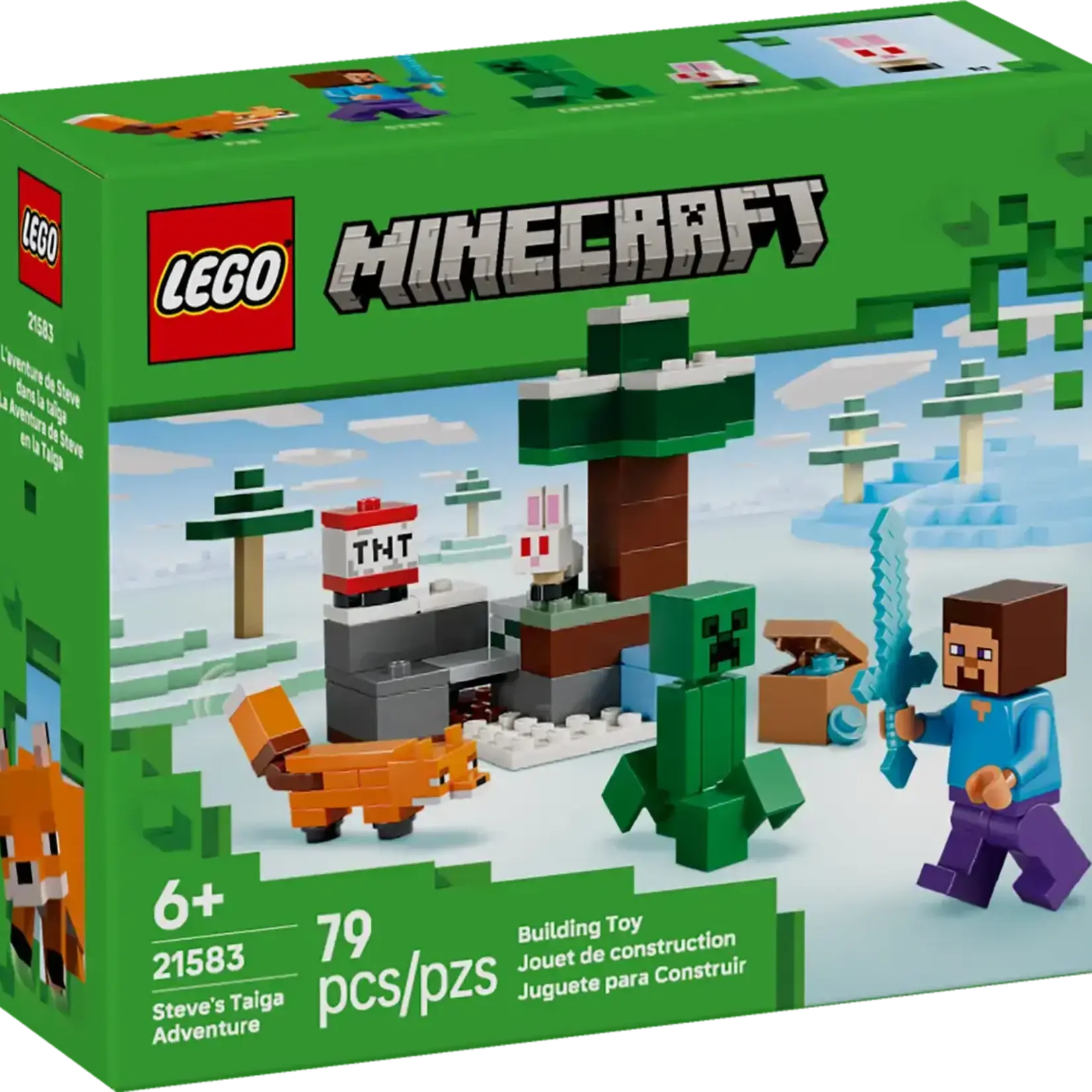 Lego Lego 21583 Minecraft - L’aventure de Steve dans la taïga