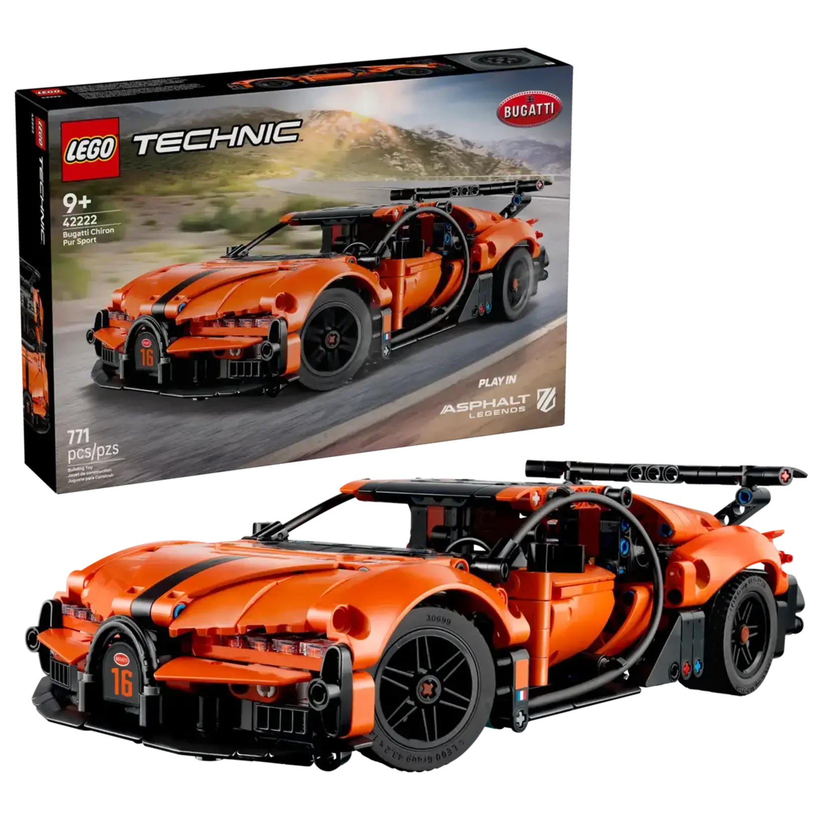 Lego Lego 42222 Technic - L’hypervoiture de Bugatti Chiron Pur Sport