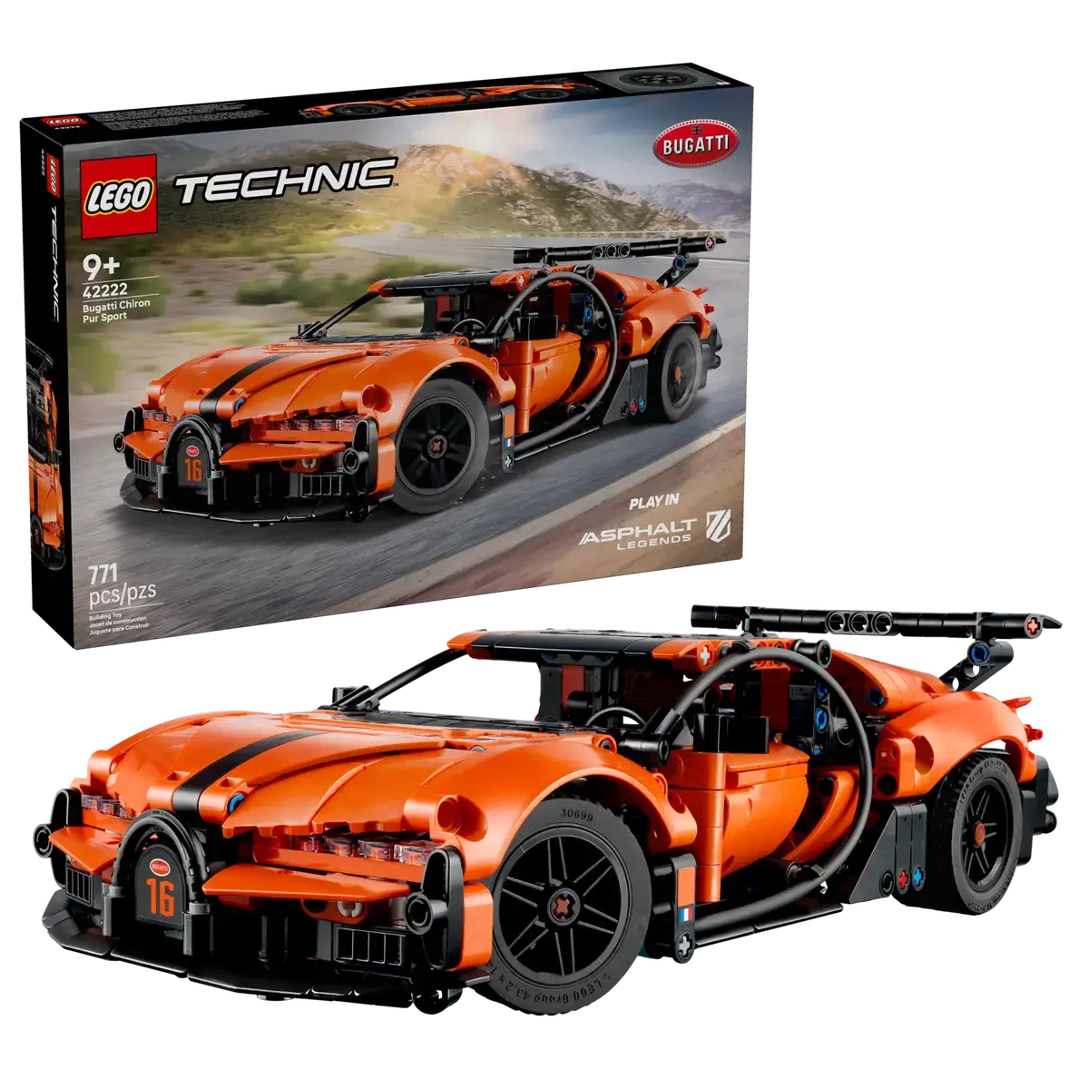 Lego Lego 42222 Technic - L’hypervoiture de Bugatti Chiron Pur Sport