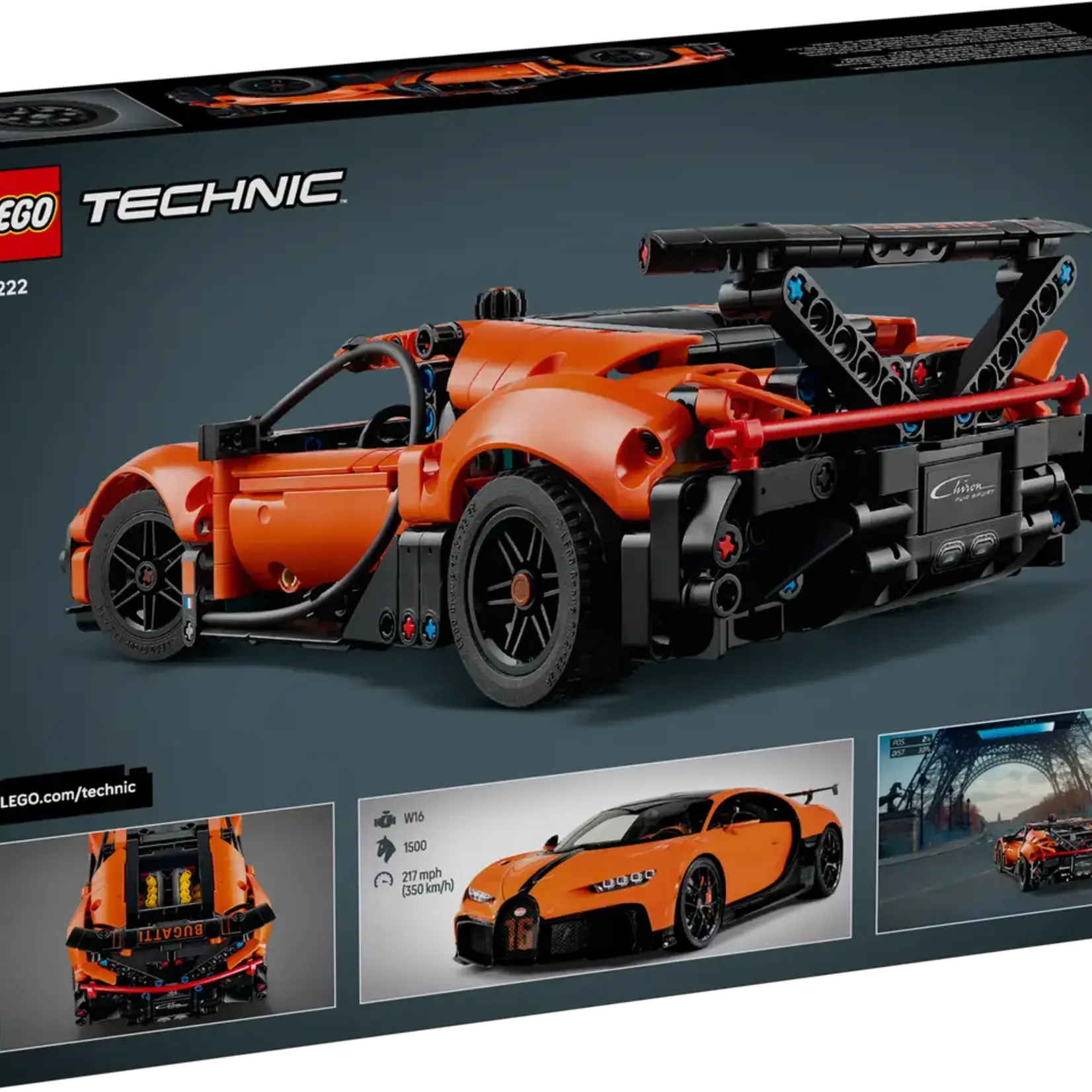 Lego Lego 42222 Technic - L’hypervoiture de Bugatti Chiron Pur Sport