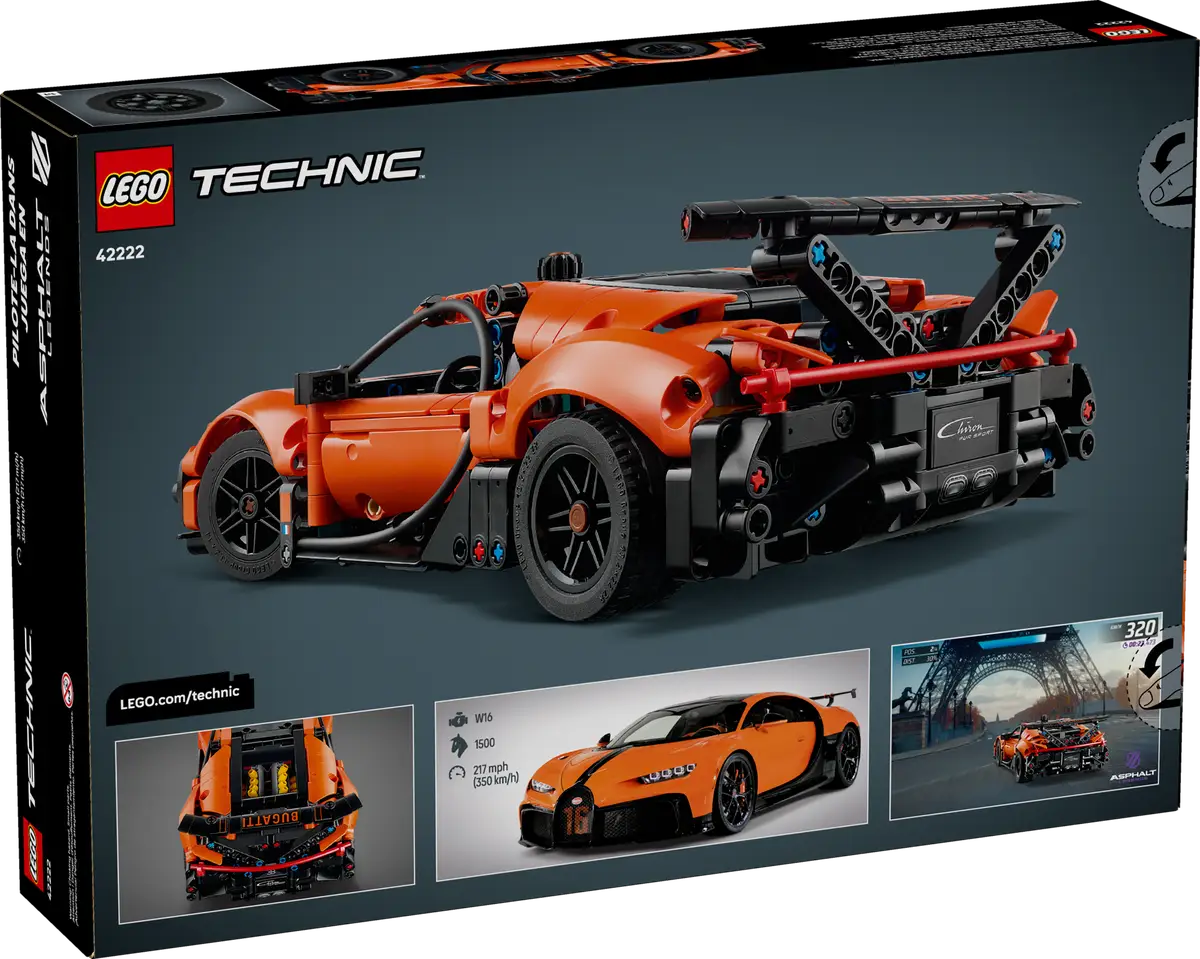 Lego Lego 42222 Technic - L’hypervoiture de Bugatti Chiron Pur Sport
