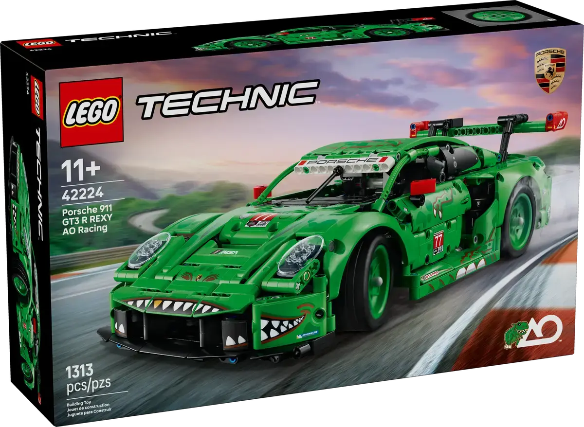 Lego Lego 42224 Technic - La voiture de course Porsche 911 GT3 R REXY AO Racing