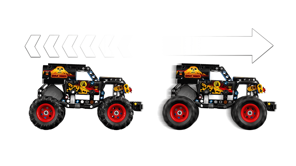 Lego Lego 42220 Technic - Monster Jam™ Sparkle Smash™ à rétrofriction