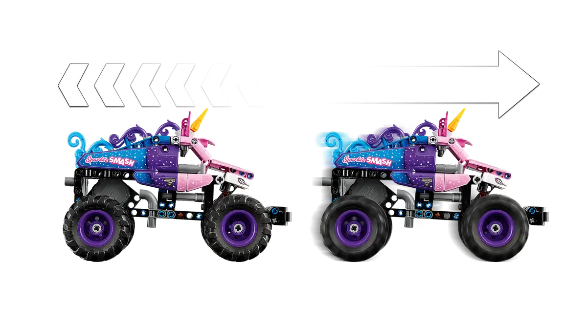 Lego Lego 42220 Technic - Monster Jam™ Sparkle Smash™ à rétrofriction
