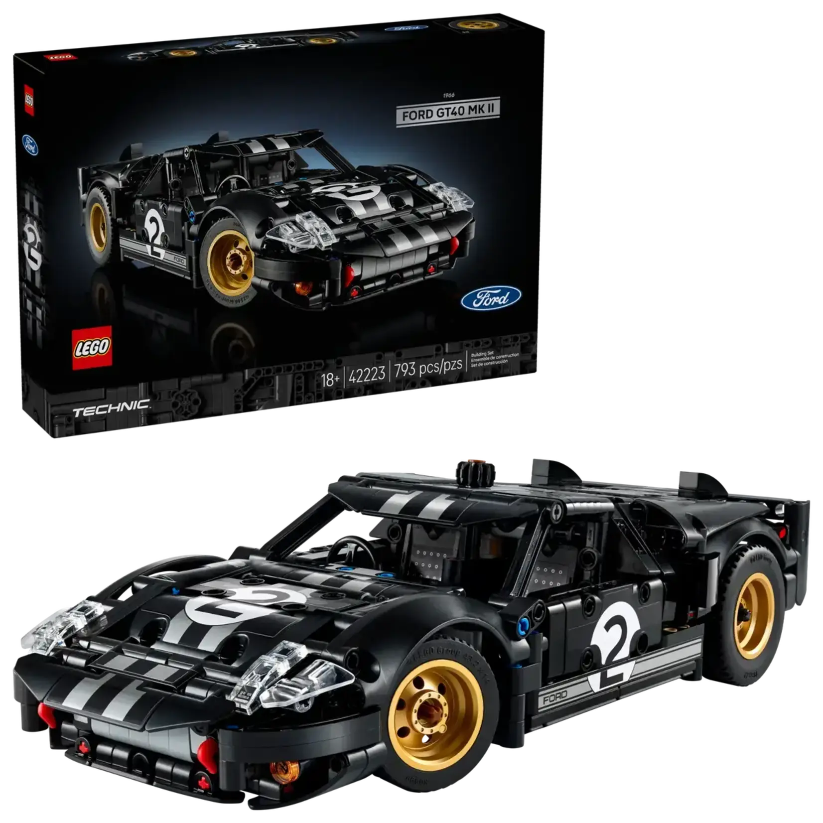 Lego Lego 42223 Technic - La voiture de course Ford GT40 MKII 1966