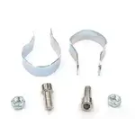 CLAMP SET - For Mounting Bidon Cage to Down Tube, 30mm Diameter, Steel