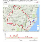 115km - Clunes - James Gibson - Lismore - Wyrallah Ferry