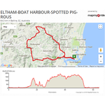 65km - Eltham Rd - Boat Harbour Rd - Cowlong Rd - Rous Rd