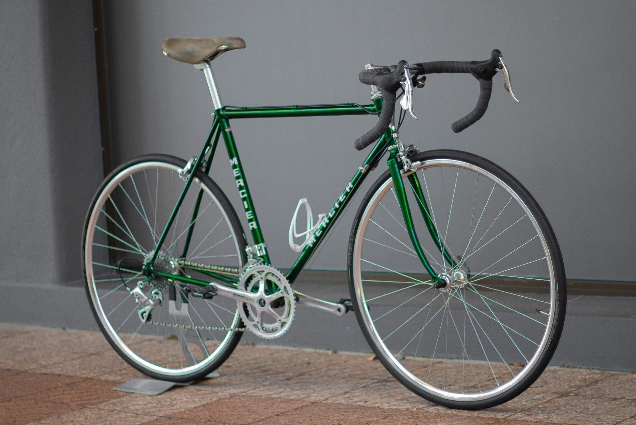 1980 Mercier. Vitus 888 Tubing VELOCE 10 Speed Metallic Dark Green 56cm The Bicycle Emporium