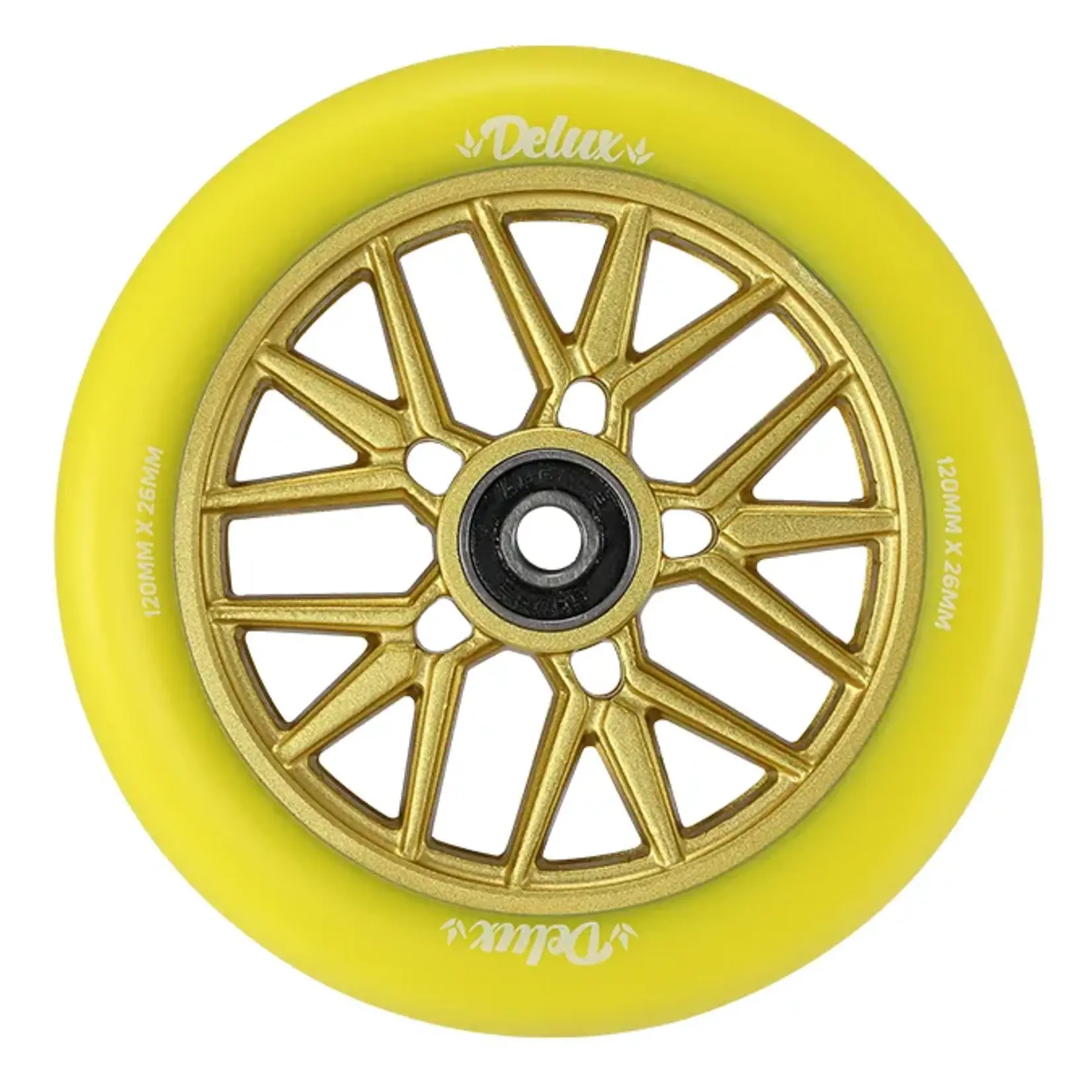 Envy Wheel 120mm DELUX Yellow/Yellow (pair)