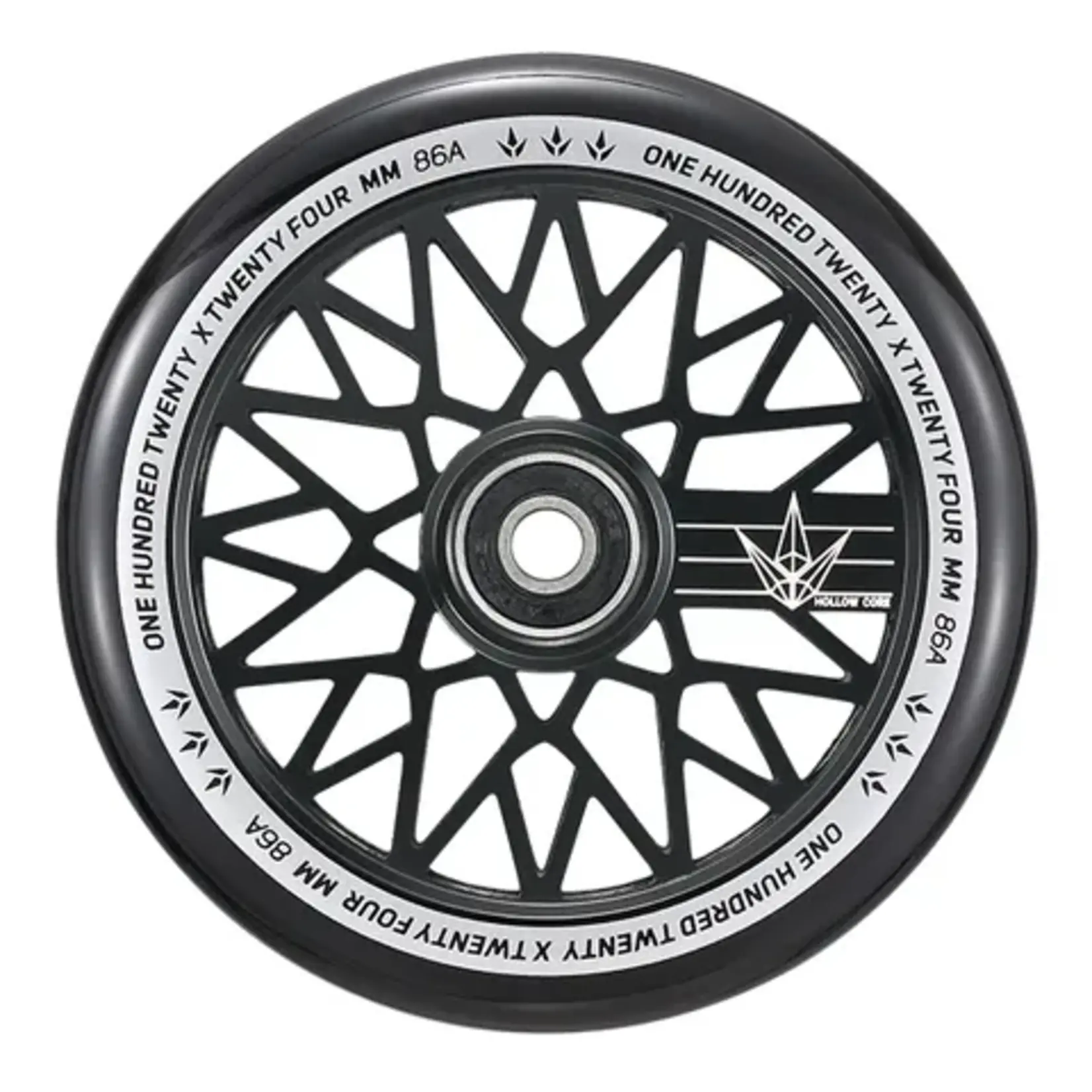 Envy Wheel 120mm HOLLOWCORE DIAMOND Black/Black (pair)