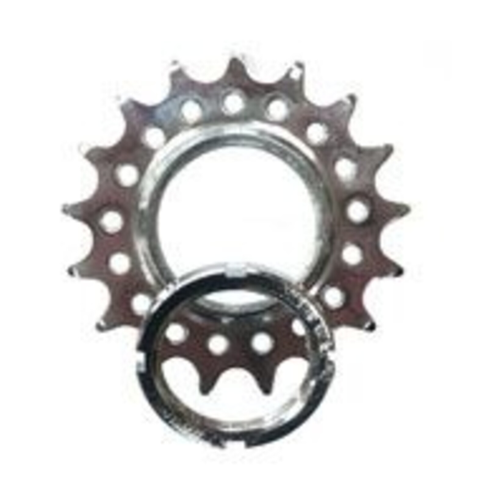 FIXED COG - Screw On, Cro-Mo, 1/8 x 17T, SILVER