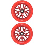 Envy Wheel 120mm DELUX Red/Red (pair)