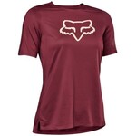 Fox WOMENS FLEXAIR SS JERSEY DRK MAROON S