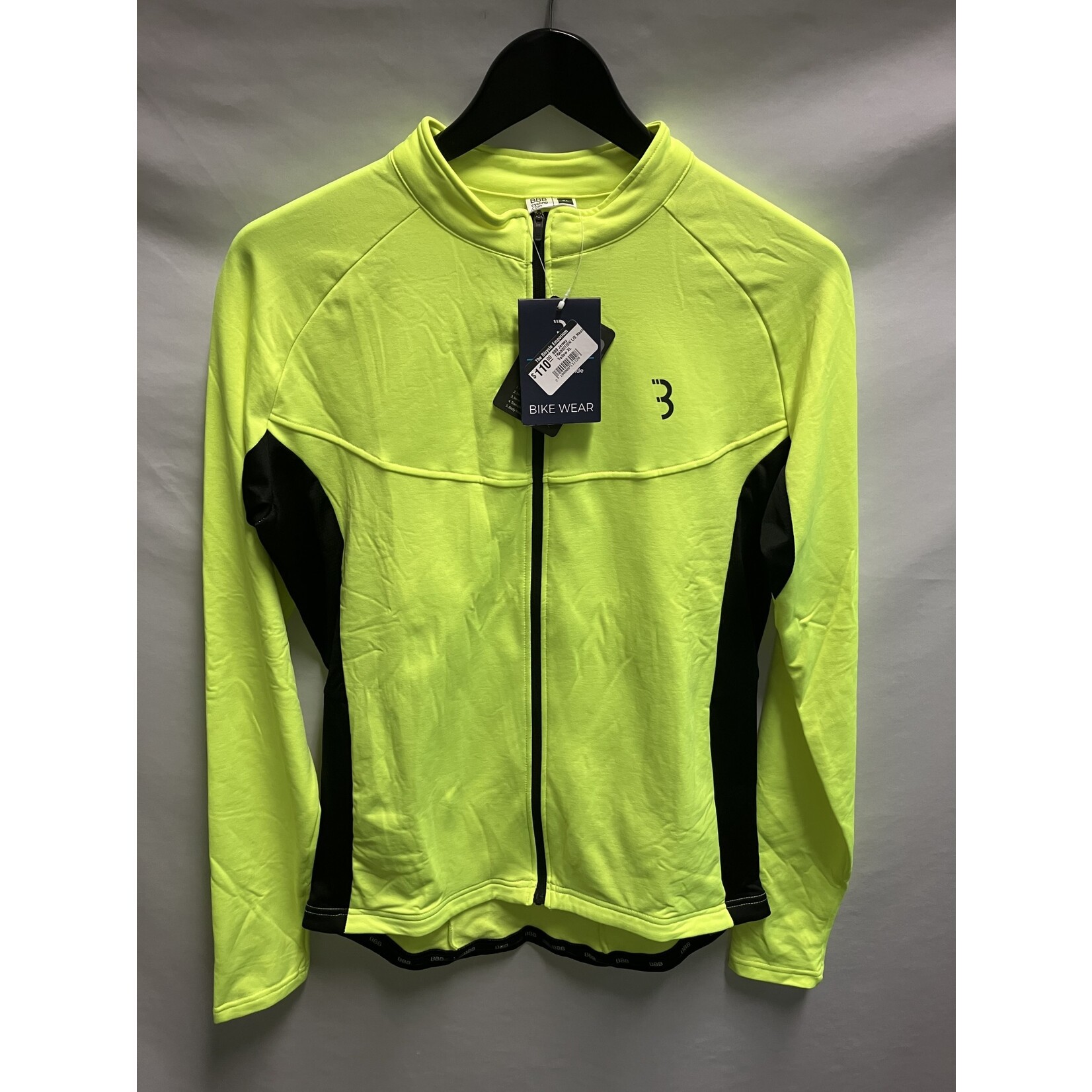 BBB TRANSITION L/S Winter Jersey Neon Yellow XL