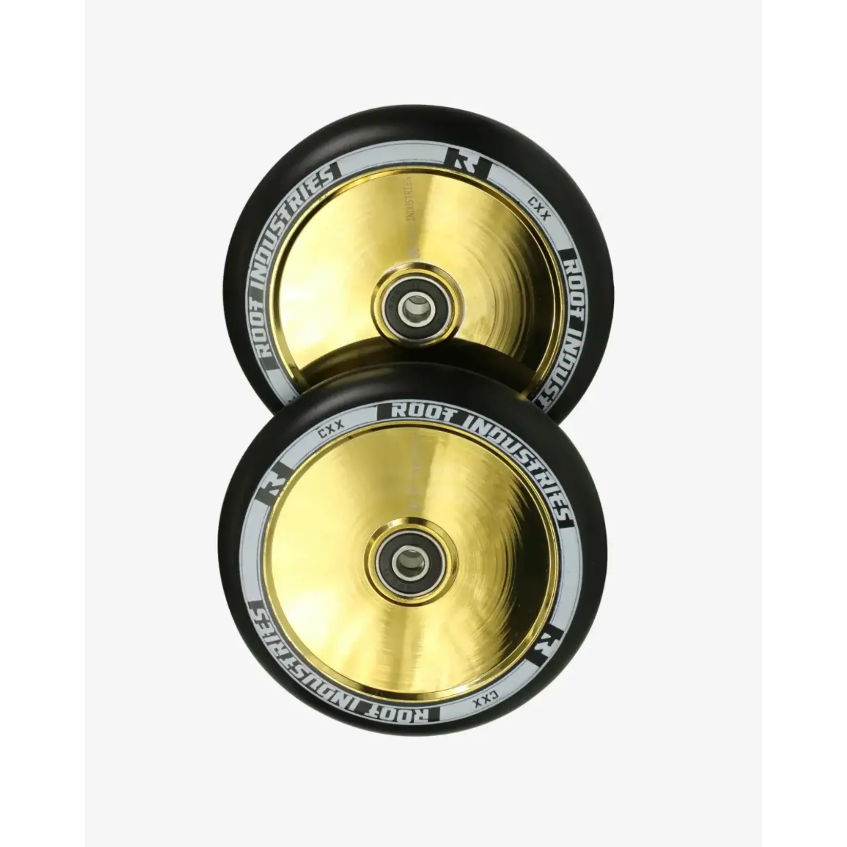 ROOT INDUSTRIES AIR Wheels 120mm  Black/Gold (pair)
