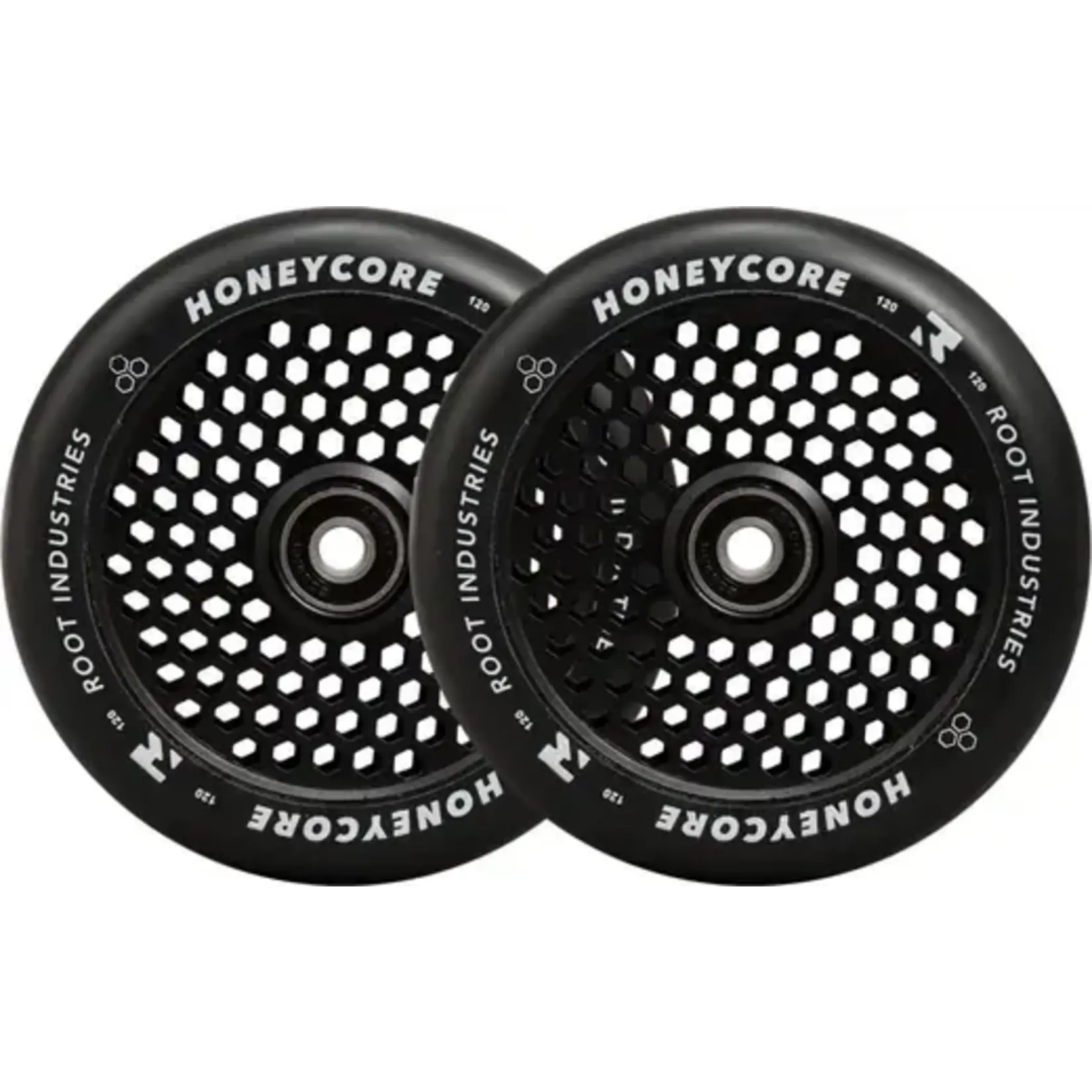 ROOT INDUSTRIES HONEYCORE Wheels 120mm Black/Black (pair)