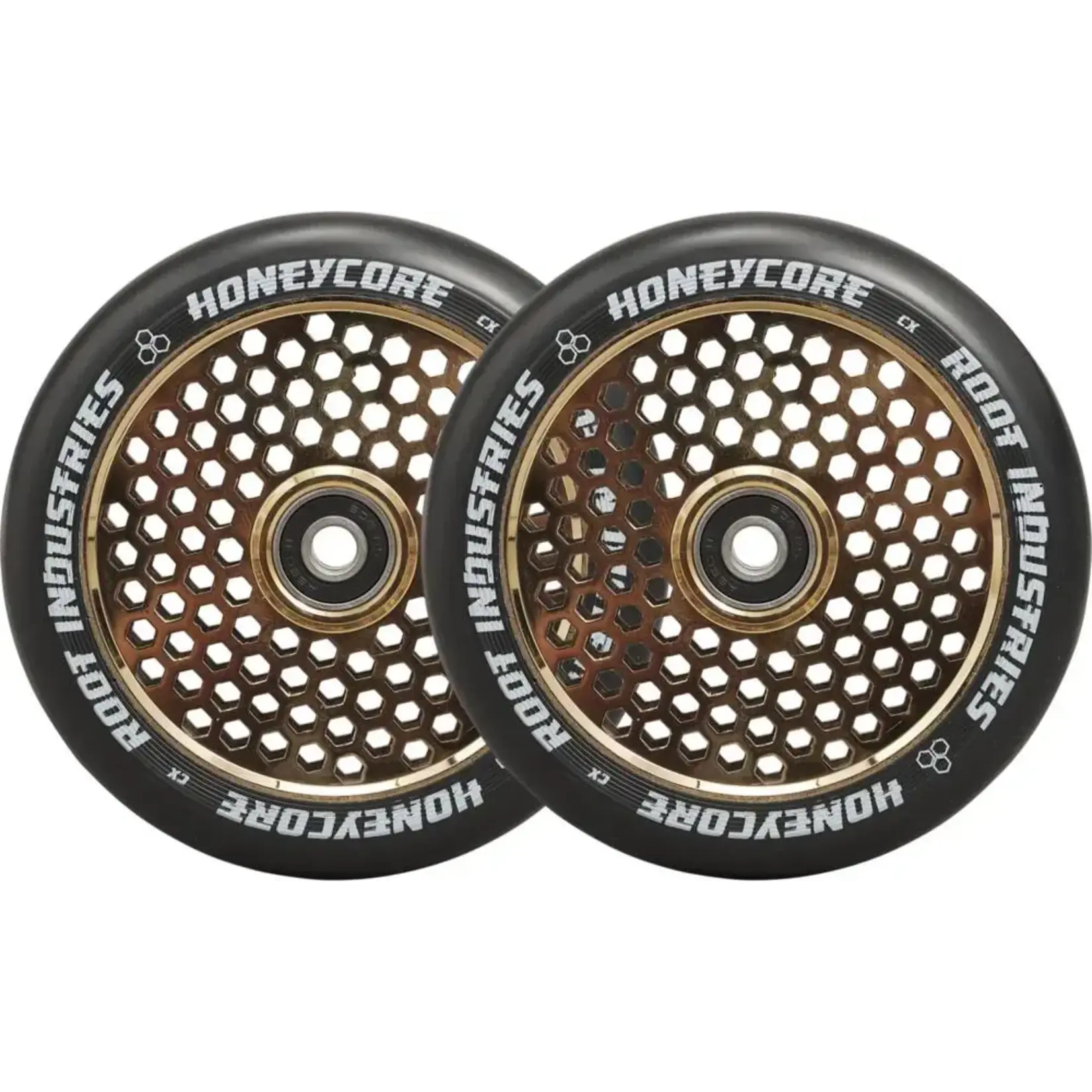 ROOT INDUSTRIES HONEYCORE Wheels 110mm Black/Gold (pair)