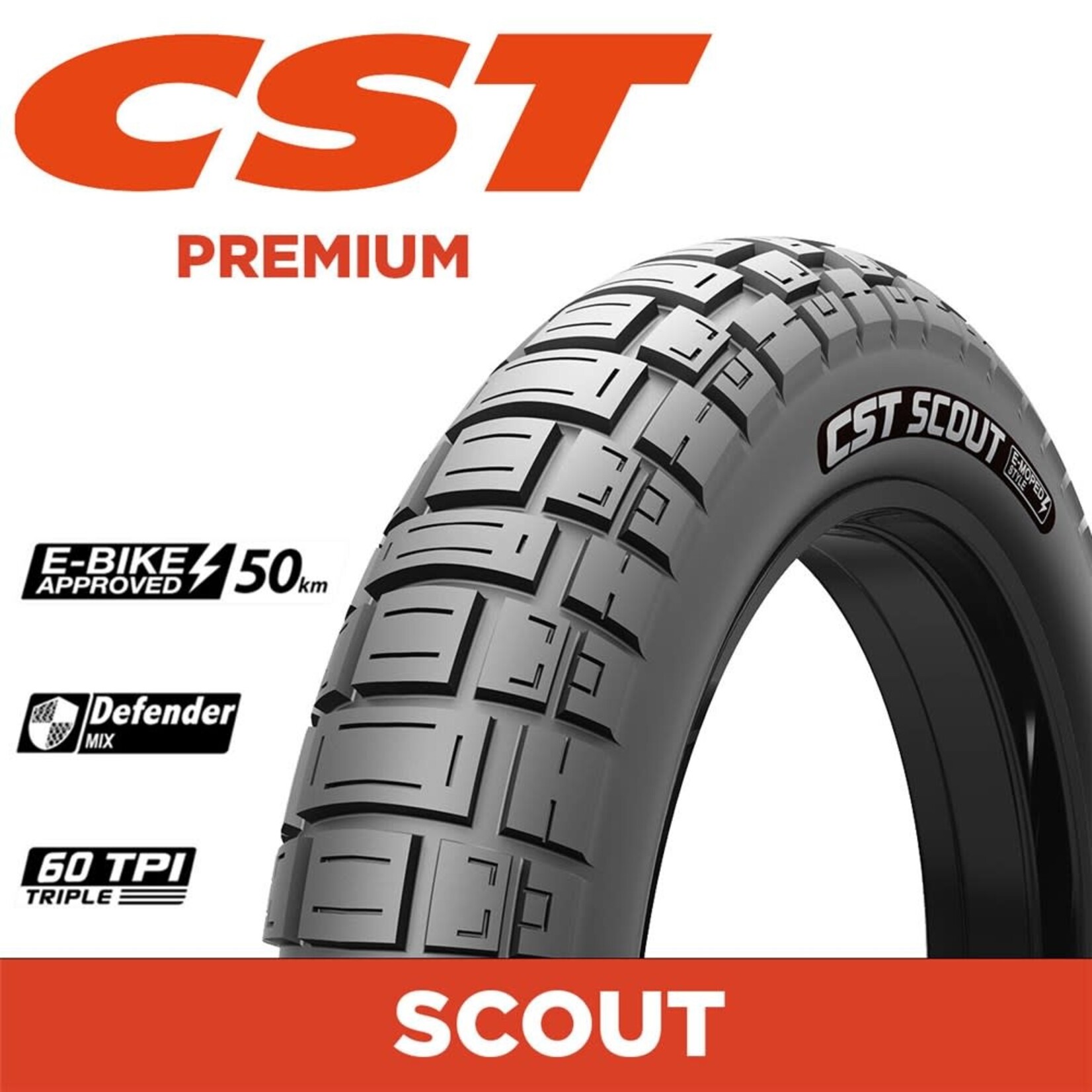 TYRE 20 x 4.0" SCOUT e-Moped