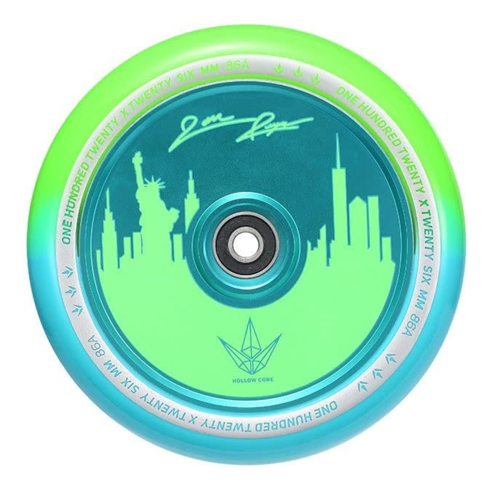 Envy Wheel 120mm Jon Reyes Green/Teal (pair)