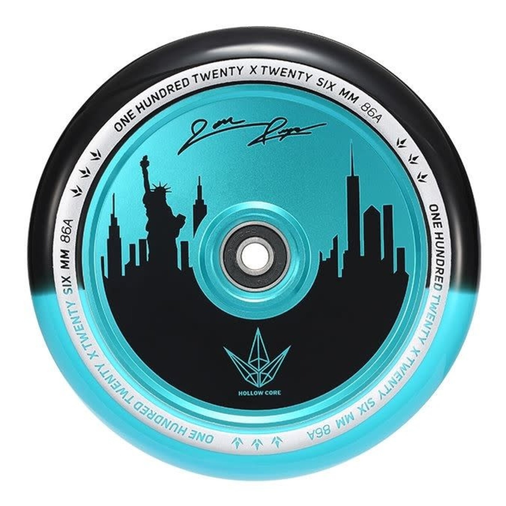 Envy Wheel 120mm Jon Reyes Black/Teal (pair)