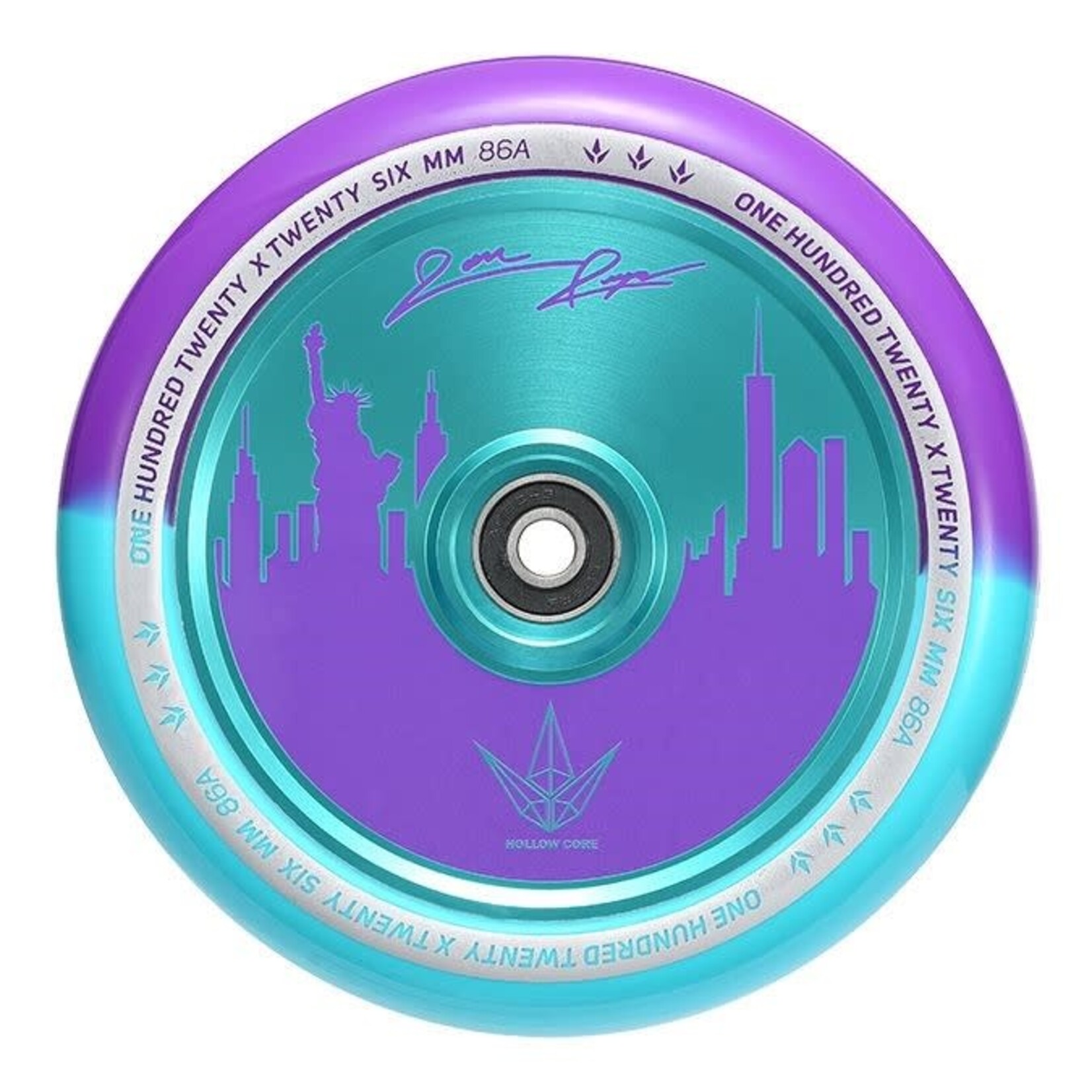 Envy Wheel 120mm Jon Reyes Purple/Teal (pair)