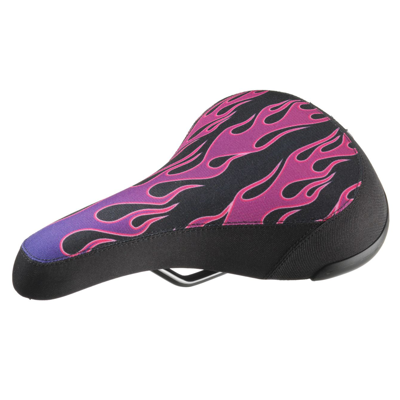 Sunday Rail Saddle CRUISER Pinstripe Purple Flame