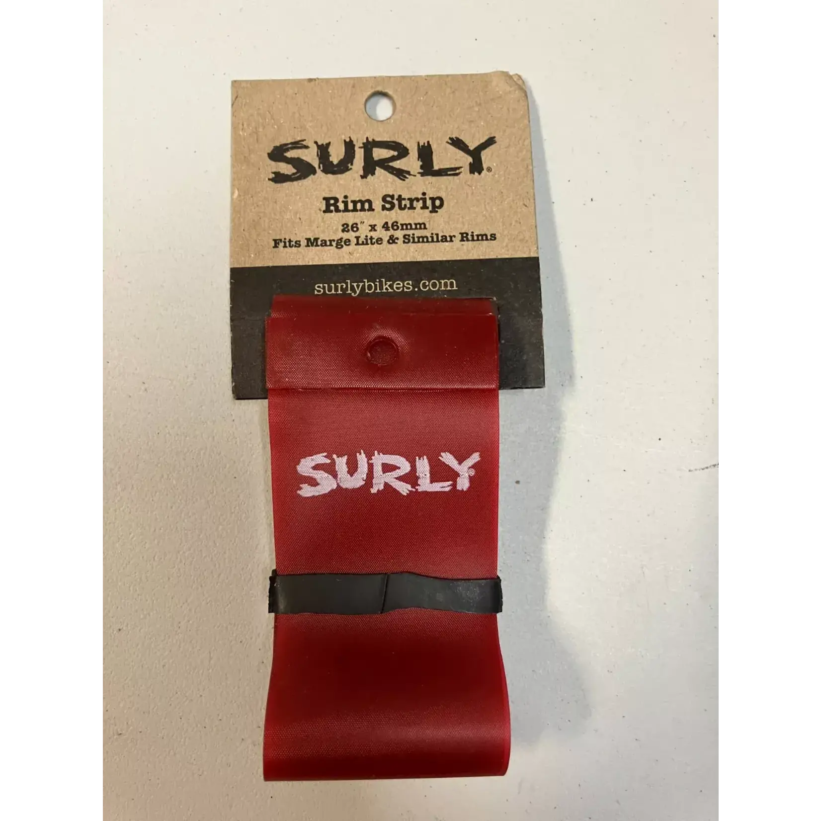 WOVEN NYLON RIM TAPE for  FAT BIKE 26" x 46mm wide RED