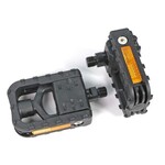 FOLDING PEDALS 9/16"  BLACK Nylon