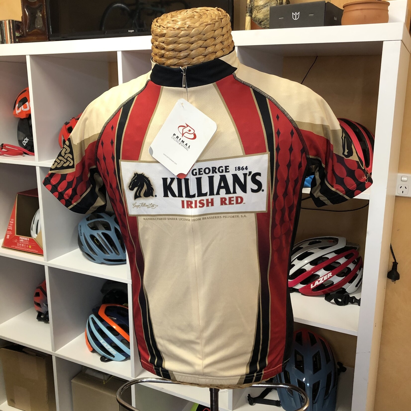 Primal Men's SS Jerseys Killian Irish Red Medium