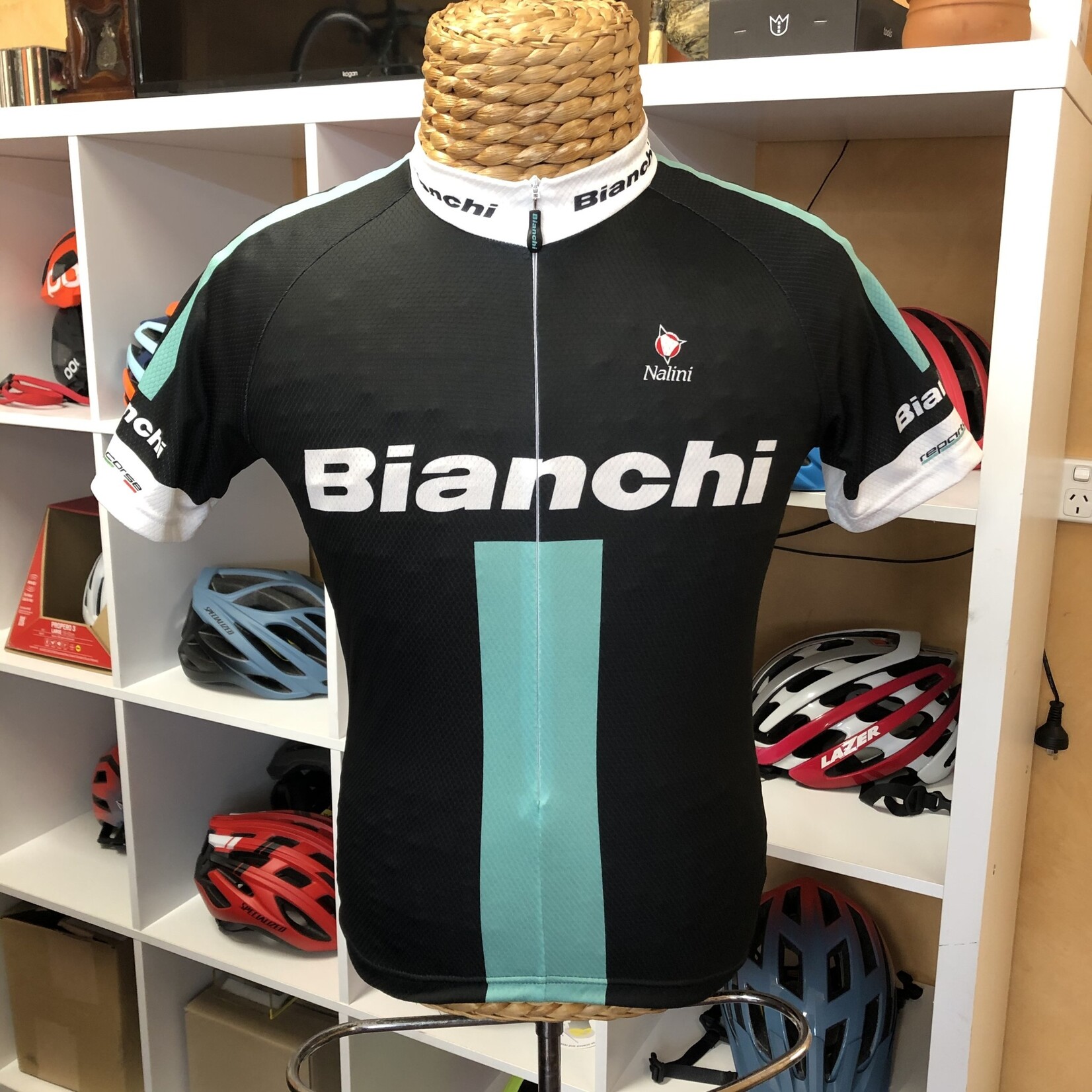 Bianchi SS Jersey Black Medium