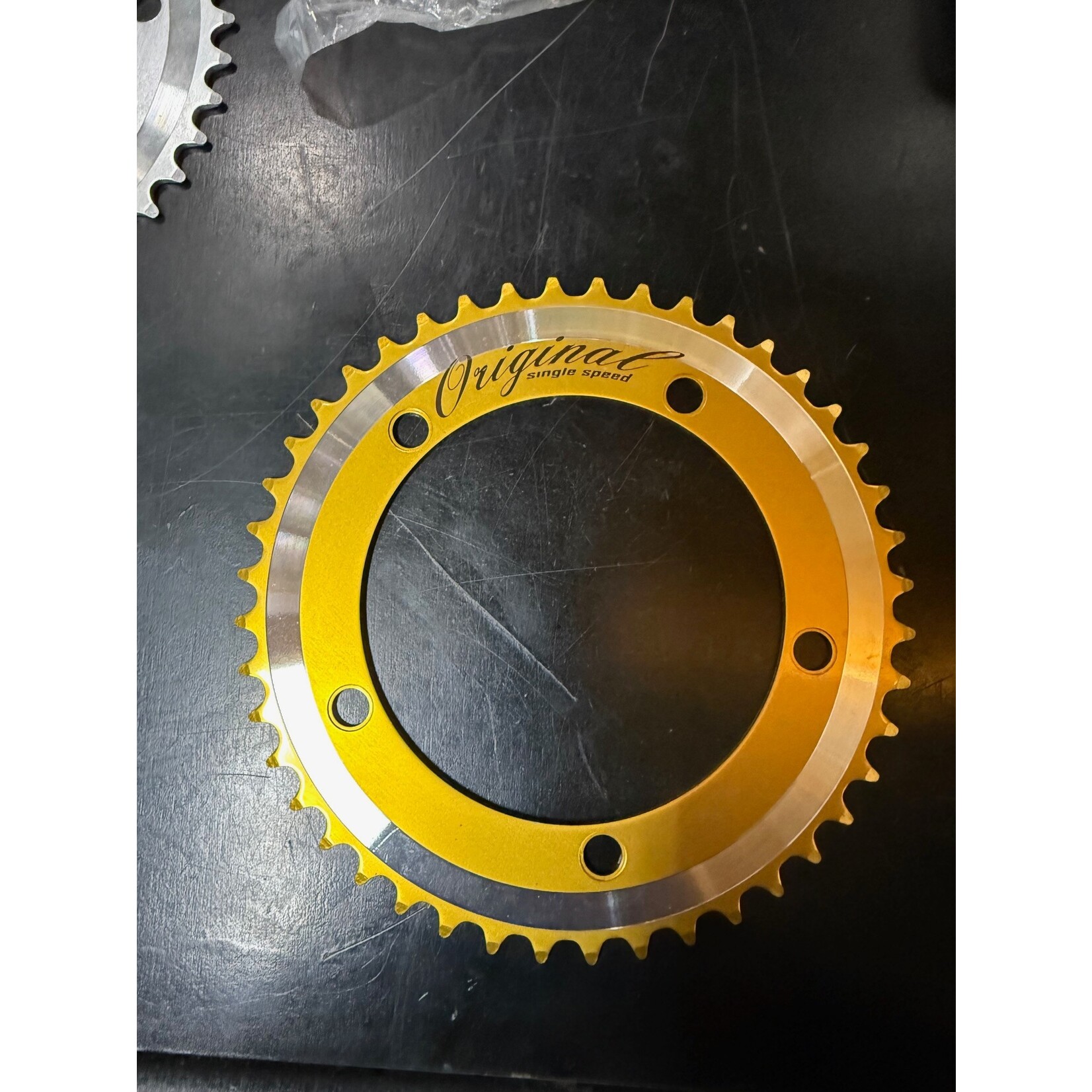 Fixie Chain Ring 44t Gold 130mm