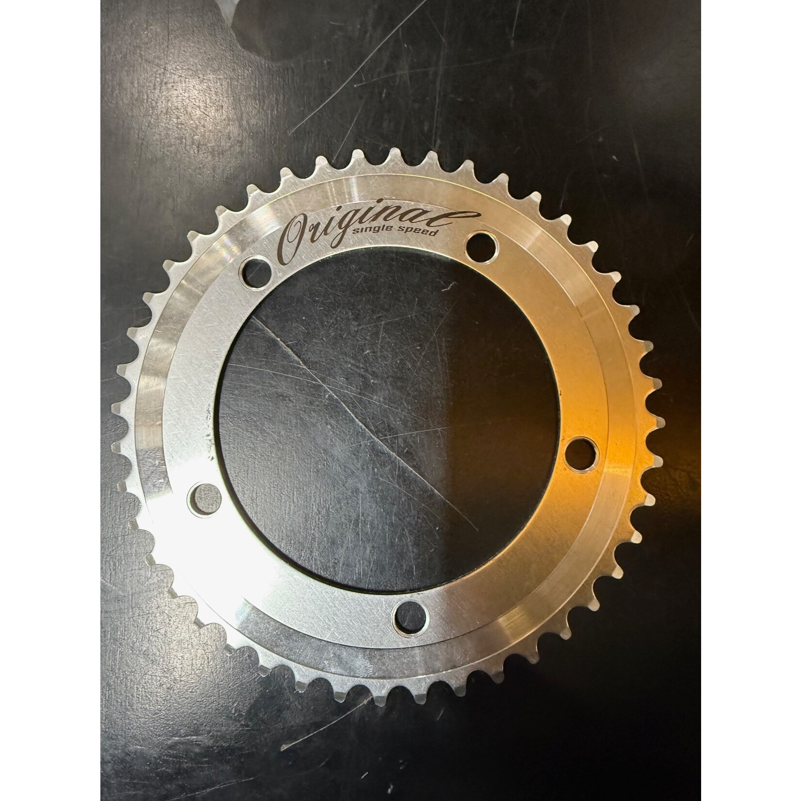 Fixie Chain Ring 44t Silver 130mm