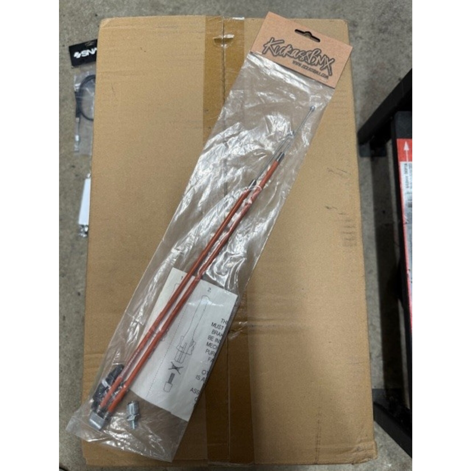 KickassBMX Dragonfly Gemini Brake Cable - Orange
