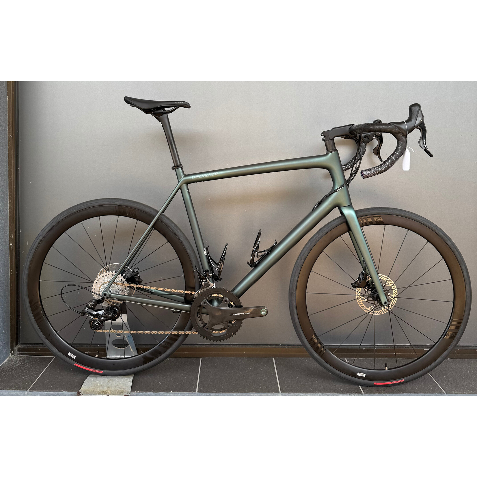 Specialized AETHOS 12 Speed CHORUS Disc, ERE Research, Satin Blue/Silver Fog 61cm