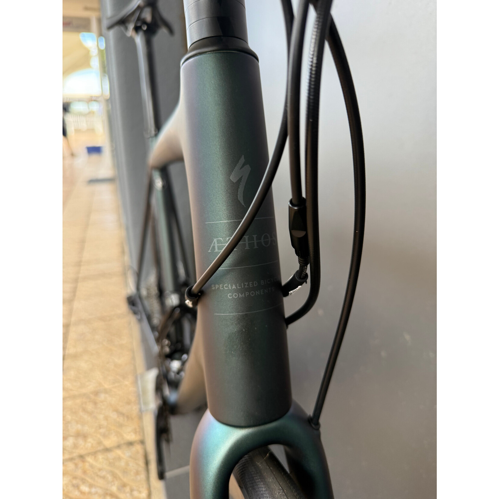 Specialized AETHOS 12 Speed CHORUS Disc, ERE Research, Satin Blue/Silver Fog 61cm