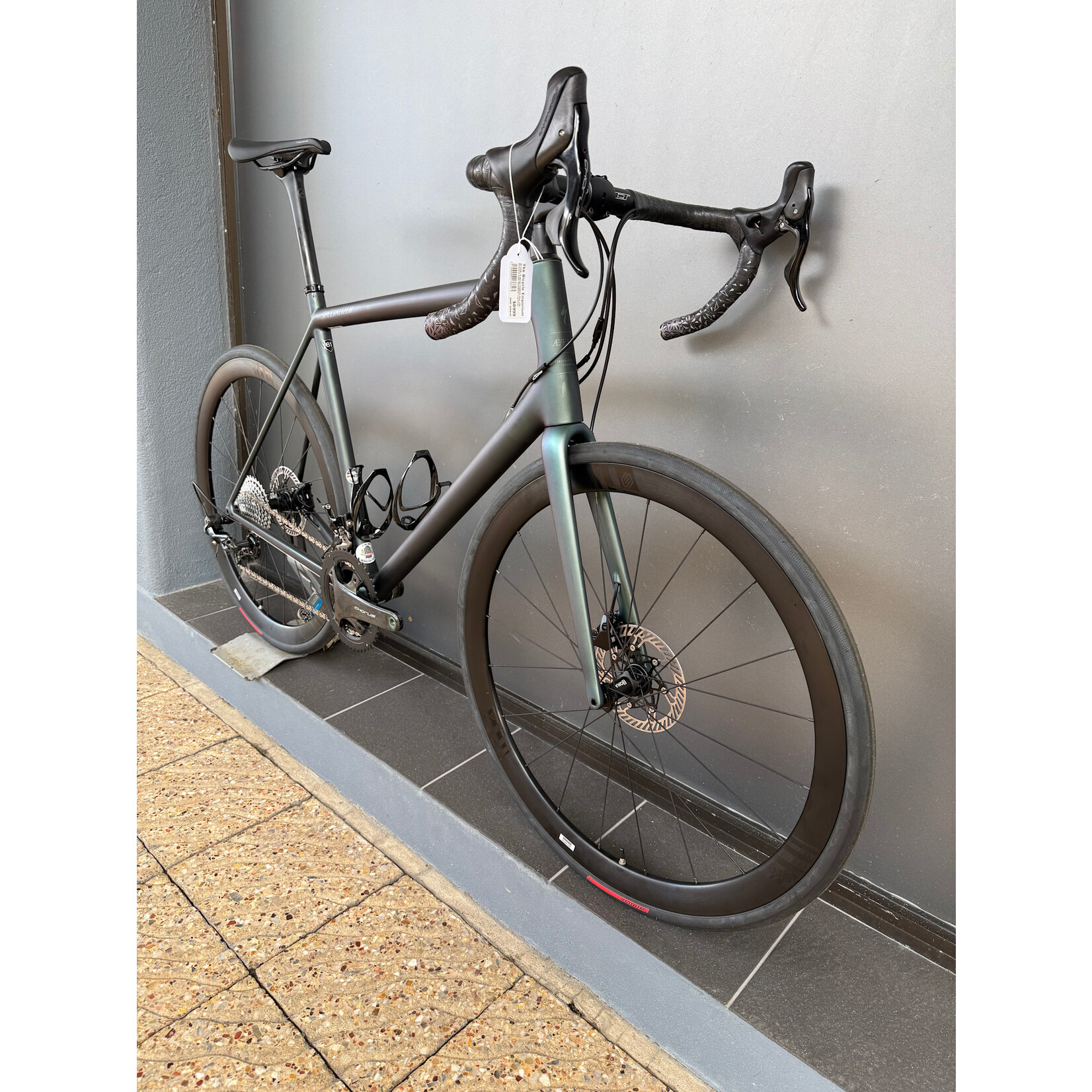 Specialized AETHOS 12 Speed CHORUS Disc, ERE Research, Satin Blue/Silver Fog 61cm