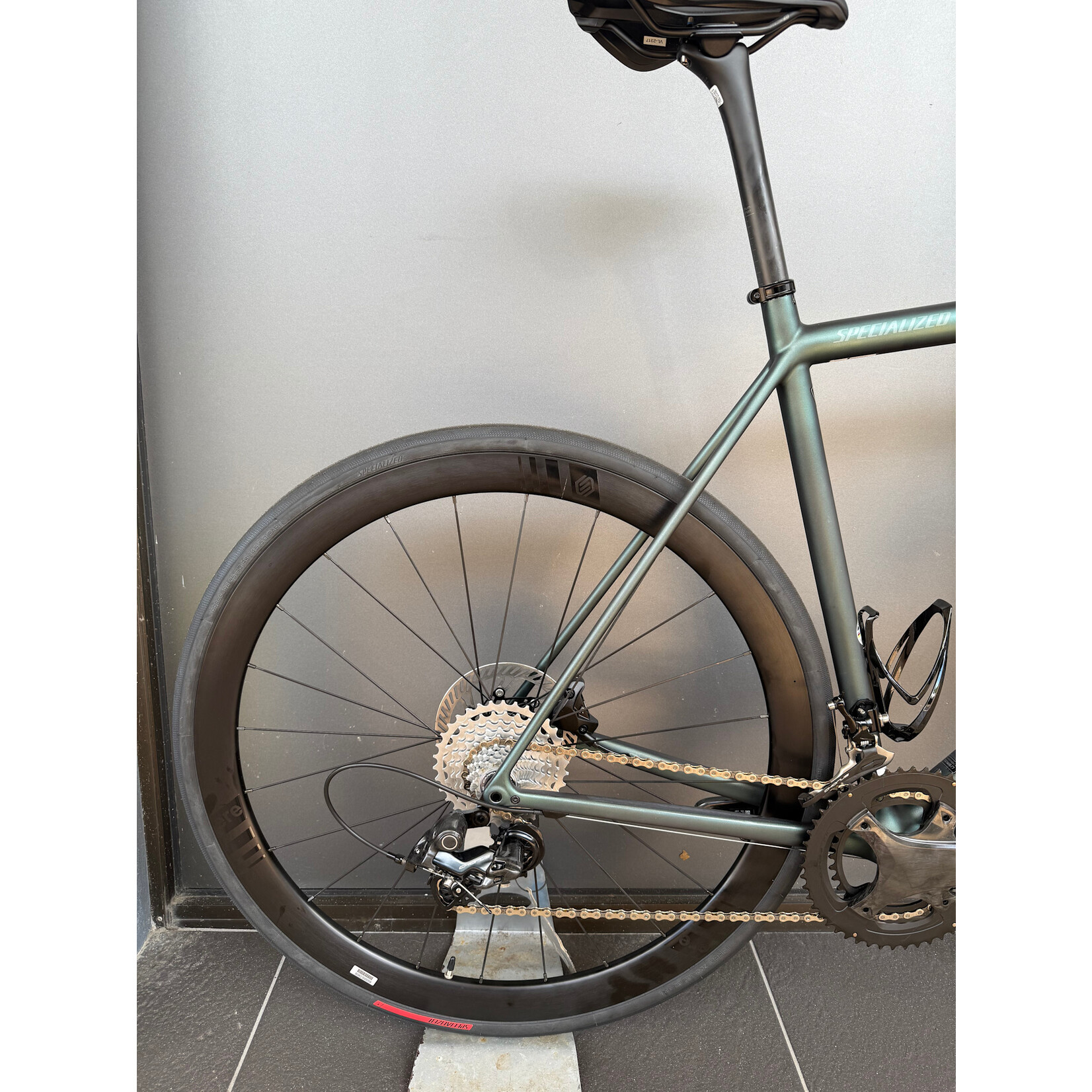 Specialized AETHOS 12 Speed CHORUS Disc, ERE Research, Satin Blue/Silver Fog 61cm