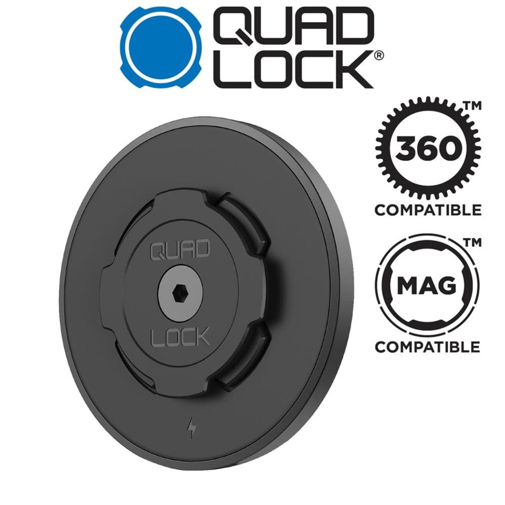 QuadLock WIRELESS CHARGING HEAD V2 - MAG - Car/Desk