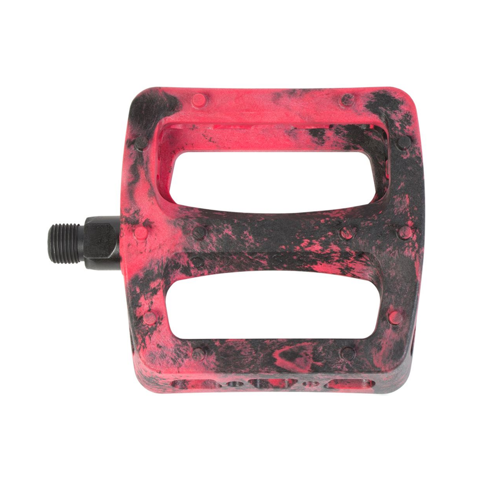 Pedals TWISTED PRO 9/16" Red/Black Swirl