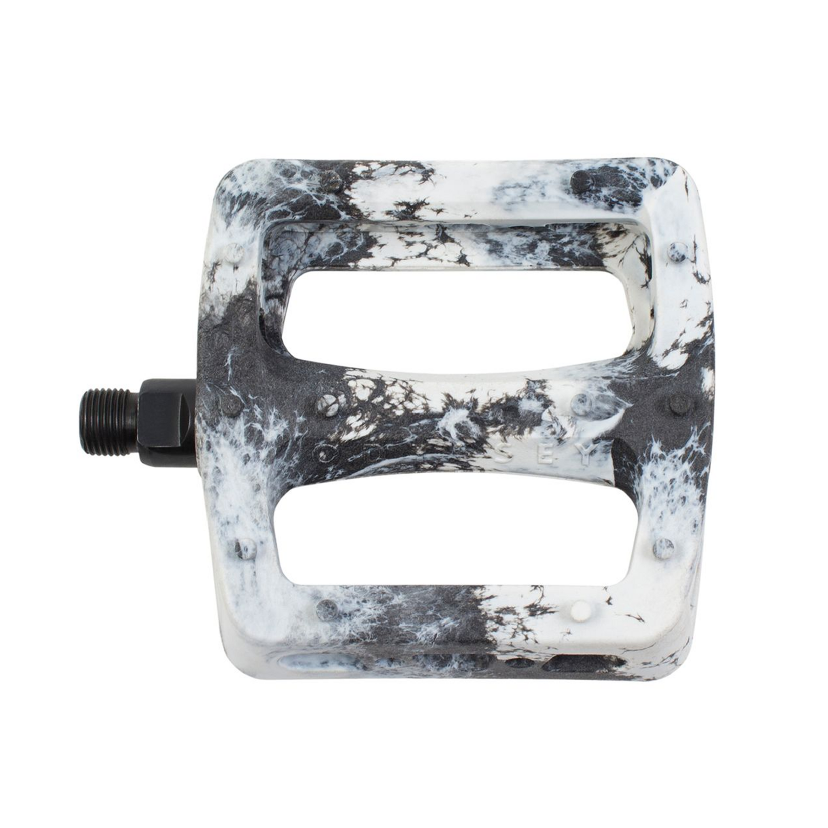 Pedals TWISTED PRO 9/16" White/Black Swirl